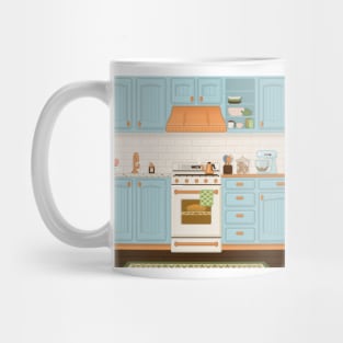 Cozy eggshell blue kitchen Mug